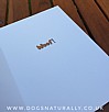 Woof Bulldog Greeting Card - Inside